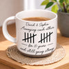 Custom Pottery Mug - Personalized Anniversary Wedding Gifts For Husband And Wife, Him And Her - Forever Annoying Together