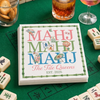 Custom Mahjong Cocktail Napkins - Personalized Birthday Gifts For Mahjong Players, Mom, Dad, Brother, Sister - Good Luck And Great Times