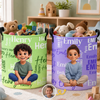 Custom Photo Laundry Basket - Personalized Birthday Gifts For Kids - Made For Fun