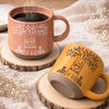 Custom Pottery Mug - Personalized Anniversary Wedding Gifts For Husband And Wife, Him And Her - Our Love Tree
