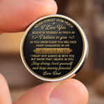 Custom Pocket Hug - Personalized Birthday Gifts For Son, Daughter - Keep Moving Forward Every Day