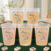 Custom Mahjong Party Cups - Personalized Birthday Gifts For Mahjong Players, Mom, Dad, Brother, Sister - The Tile Divas