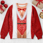 Custom Funny Ugly Sweatshirt - Personalized Christmas Birthday Gifts For Women - Slay The Holiday