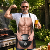 Custom Funny Apron With Pocket - Personalized Birthday Gifts For Husband, Son, Grandson, Brother, Grandpa, Dad, Yourself - Grill Skills No Bills