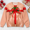 Custom Funny Ugly Sweatshirt - Personalized Christmas Birthday Gifts For Wife, Daughter, Besties, Sisters, Granddaughter, Grandma, Mom, Yourself - Your Favorite Christmas Present
