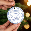 Custom Ceramic Ornament - Personalized Best Friend Christmas Birthday Gifts For Women, Besties, Sisters, BFF - Entertained By Us As Us