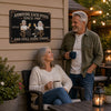 Custom Home Decor Metal Sign - Personalized  Anniversary Wedding Gifts For Husband And Wife, Him And Her - Growing Old And Strong Together