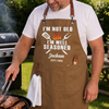 Custom Canvas Apron - Personalized Birthday Gifts For Husband, Son, Grandson, Brother, Grandpa, Dad, Yourself - The GrillFather