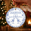 Custom Ceramic Ornament - Personalized Best Friend Christmas Birthday Gifts For Women, Besties, Sisters, BFF - Side By Side