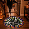 Custom Shaped Doormat - Personalized Halloween Decor Birthday Gifts For Mom, Dad, Brother, Sister - Spooky Nights Together