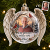 Custom Photo Acrylic Ornament - Personalized Christmas Memorial Sympathy Gifts For Loss Of Mom, Dad - United By Love
