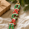 Custom Letter Wooden Ornament - Personalized Christmas Birthday Gifts For Mom, Dad, Brother, Sister - Gathered For Holiday Cheer