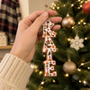 Custom Letter Wooden Ornament - Personalized Christmas Birthday Gifts For Mom, Dad, Brother, Sister - Home Feels Extra Special