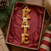 Custom Letter Wooden Ornament - Personalized Christmas Birthday Gifts For Mom, Dad, Brother, Sister - Together Makes The Season Bright