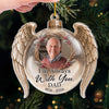 Custom Photo Acrylic Ornament - Personalized Christmas Memorial Sympathy Gifts For Loss Of Mom, Dad - Our Love Keeps You Close