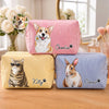 Custom Photo Seersucker Makeup Bag - Personalized Birthday Gifts For Dog Cat Lovers, Dog Dad And Mom, Cat Owners - My Favorite Little Companion