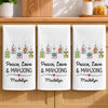 Custom Mahjong Kitchen Towel - Personalized Birthday Gifts For Mahjong Players, Mom, Dad, Brother, Sister - Look For You At Peace