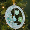 Custom Long Distance Acrylic Ornament - Personalized Christmas Birthday Gifts For Mom, Dad, Brother, Sister - Connected Through Love