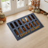 Custom Home Decor Decorative Mat - Personalized Halloween Decor Birthday Gifts For Mom, Dad, Brother, Sister - Scary Clown Watching At Night