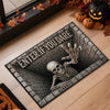 Custom Home Decor Decorative Mat - Personalized Halloween Decor Birthday Gifts For Mom, Dad, Brother, Sister - Watch Your Step Down Here