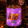 Custom LED Light Bucket Bag - Personalized Halloween Birthday Gifts For Kids - Mini Monster