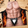 Custom Funny Patriotic Apron With Pocket - Personalized Birthday Gifts For Husband, Son, Grandson, Brother, Grandpa, Dad, Yourself - Spice Up The Grill Today