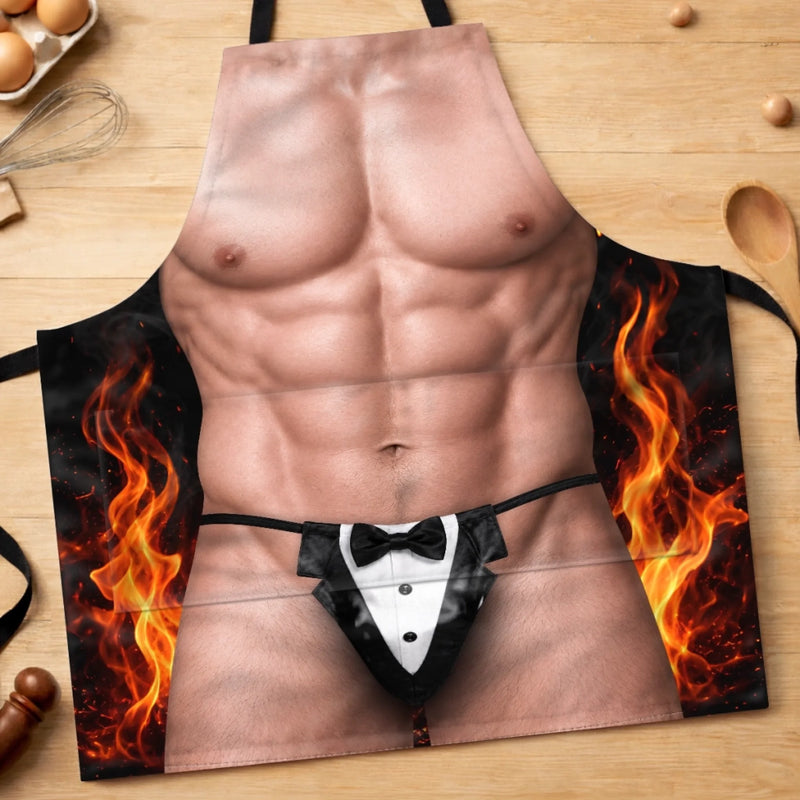 Custom Funny Patriotic Apron With Pocket - Personalized Birthday Gifts For Husband, Son, Grandson, Brother, Grandpa, Dad, Yourself - Spice Up The Grill Today