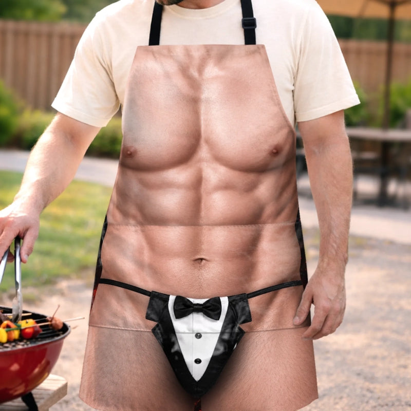 Custom Funny Patriotic Apron With Pocket - Personalized Birthday Gifts For Husband, Son, Grandson, Brother, Grandpa, Dad, Yourself - Spice Up The Grill Today