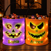 Custom LED Light Bucket Bag - Personalized Halloween Birthday Gifts For Kids - Cute Little Spook