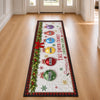 Custom Runner Rug - Personalized Christmas Birthday Gifts For Mom, Dad, Brother, Sister - Happy Holidays To Our Family