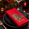 Custom Cotton Napkin - Personalized Christmas Birthday Gifts For Mom, Dad, Brother, Sister - Home Feels Better Together