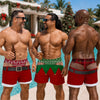 Custom Funny Men Swim Trunks - Personalized Christmas Birthday Gifts For Husband, Son, Grandson, Brother, Grandpa, Dad, Yourself - Holiday Pants Fail