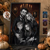 Custom Photo Vertical Poster - Personalized Halloween Decor Birthday Gifts For Mom, Dad, Brother, Sister - The Spooky Bunch
