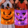 Custom LED Light Bucket Bag - Personalized Halloween Birthday Gifts For Kids - Little Boo Energy