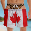 Custom Funny Men Swim Trunks - Personalized Summer Vacation And Travel Gifts For Husband, Son, Grandson, Brother, Grandpa, Dad, Yourself - Caught With Pants Down