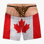 Custom Funny Men Swim Trunks - Personalized Summer Vacation And Travel Gifts For Husband, Son, Grandson, Brother, Grandpa, Dad, Yourself - Oops Pants Again