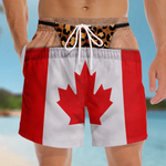 Custom Funny Men Swim Trunks - Personalized Summer Vacation And Travel Gifts For Husband, Son, Grandson, Brother, Grandpa, Dad, Yourself - Oops Pants Again