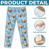 Custom Photo Pajama Pants - Personalized Birthday Gifts For Dog Cat Lovers, Dog Dad And Mom, Cat Owners - Snuggle With My Pet