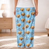 Custom Photo Pajama Pants - Personalized Birthday Gifts For Dog Cat Lovers, Dog Dad And Mom, Cat Owners - Snuggle With My Pet