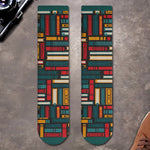Custom Crew Socks - Personalized Bookish Gifts For Book Lovers, Bookworms, Readers - Life Is Better With Books