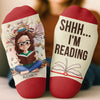 Custom Crew Socks - Personalized Bookish Gifts For Book Lovers, Bookworms, Readers - Books Fill My Soul