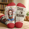 Custom Crew Socks - Personalized Bookish Gifts For Book Lovers, Bookworms, Readers - Books Fill My Soul