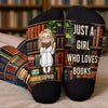 Custom Crew Socks - Personalized Bookish Gifts For Book Lovers, Bookworms, Readers - Books Make Life Beautiful