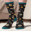 Custom Crew Socks - Personalized Bookish Gifts For Book Lovers, Bookworms, Readers - Keep Calm And Read On