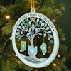 Custom Long Distance Acrylic Ornament - Personalized Christmas Birthday Gifts For Mom, Dad, Brother, Sister - Love Keeps Us Connected
