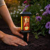 Custom Photo Solar Garden Light - Personalized Memorial Sympathy Gifts For Loss Of Mom, Dad - Always In My Loving Memory
