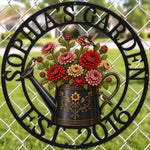 Custom Shaped Metal Sign - Personalized Birthday Garden Gifts For Gardeners - Gardener’s Secret Sanctuary
