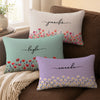 Custom Woven Pillow - Personalized Birthday Gifts For Wife, Daughter, Besties, Sisters, Granddaughter, Grandma, Mom, Yourself - Dreaming In Wild Blooms