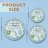 Custom Acrylic Ornament - Personalized Best Friend Christmas Birthday Gifts For Women, Besties, Sisters, BFF - Together Across The Miles