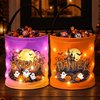 Custom LED Light Bucket Bag - Personalized Halloween Birthday Gifts For Kids - Ready For Trick Or Treat